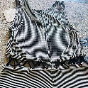 Black and white Maxi dress size M